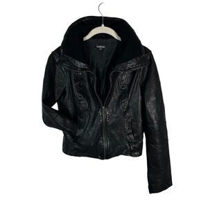 Vintage Bebe Black Leather Jacket